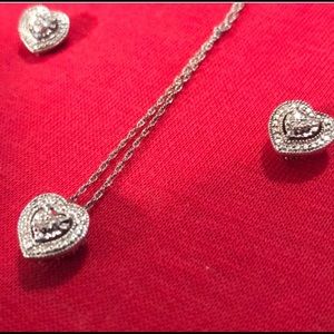 Kay Jewelry Diamond Cluster Stud Earrings & Charm